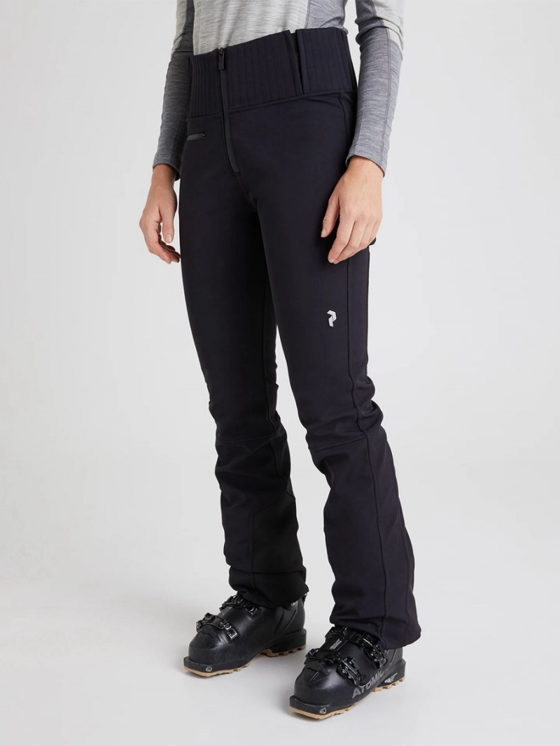 Peak Performance High Stretch Women's Ski Pants Black | YFE33-642