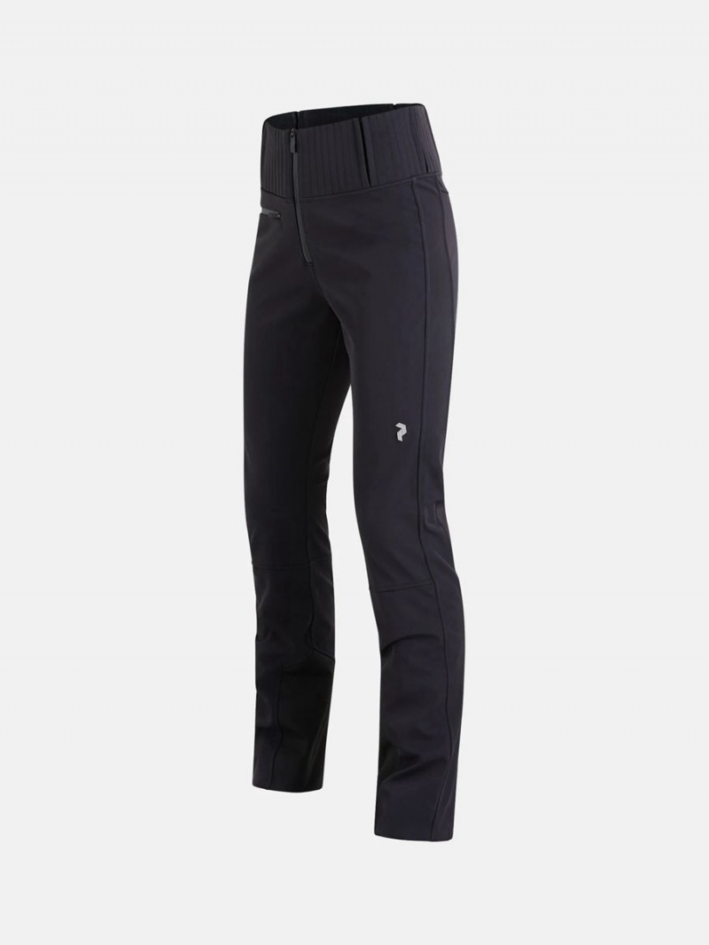 Peak Performance High Stretch Women's Ski Pants Black | YFE33-642