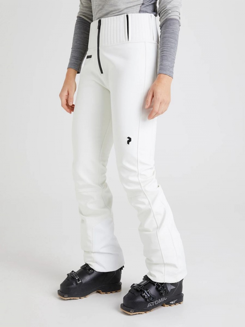 Peak Performance High Stretch Women's Ski Pants White | BGS44-574