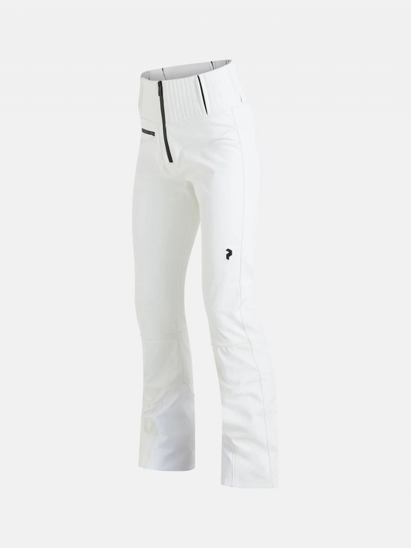 Peak Performance High Stretch Women's Ski Pants White | BGS44-574