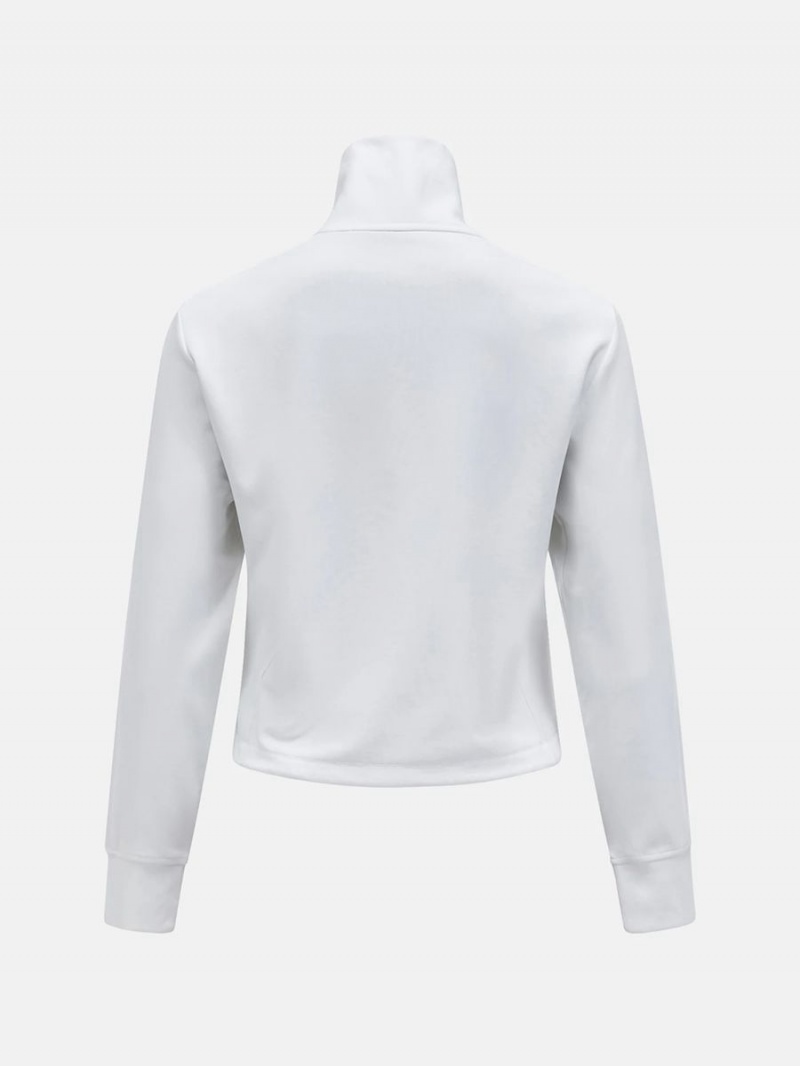 Peak Performance Light T-Neck Women's Top White | PRM65-295