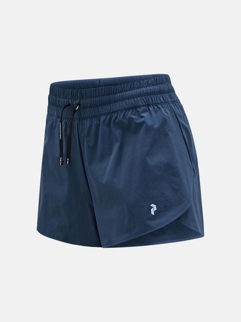 Peak Performance Light Women's Shorts Blue | BLP22-322