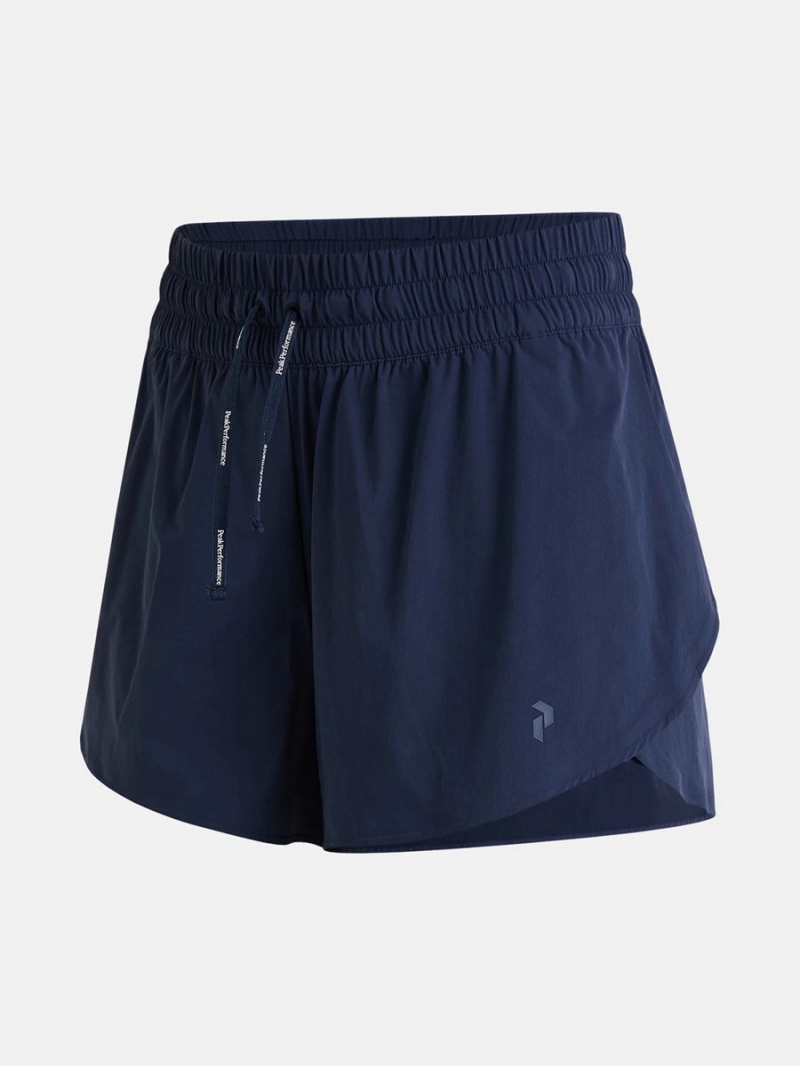 Peak Performance Light Women's Shorts Navy | YCC52-776