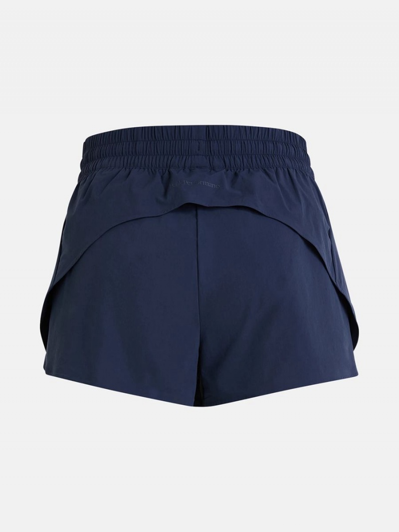 Peak Performance Light Women's Shorts Navy | YCC52-776