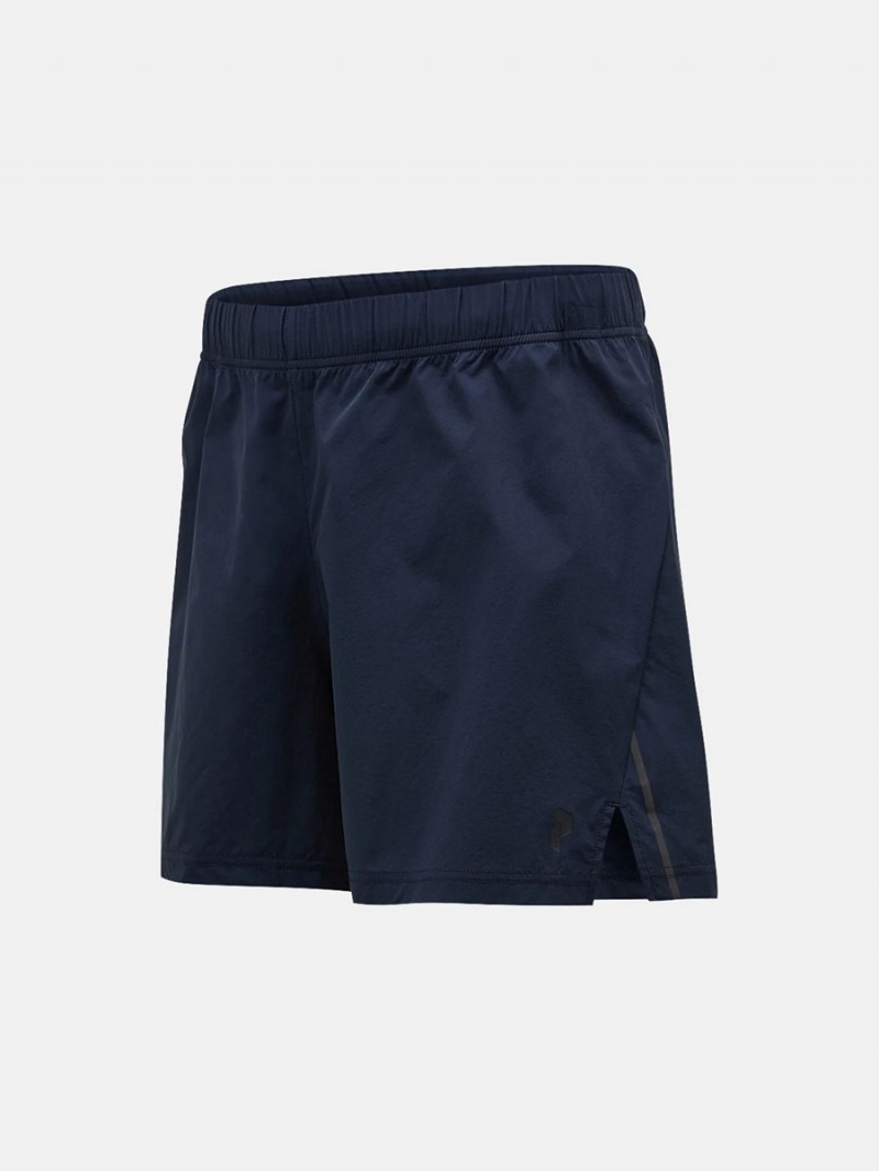 Peak Performance Light Woven Men's Shorts Navy | TUU39-048