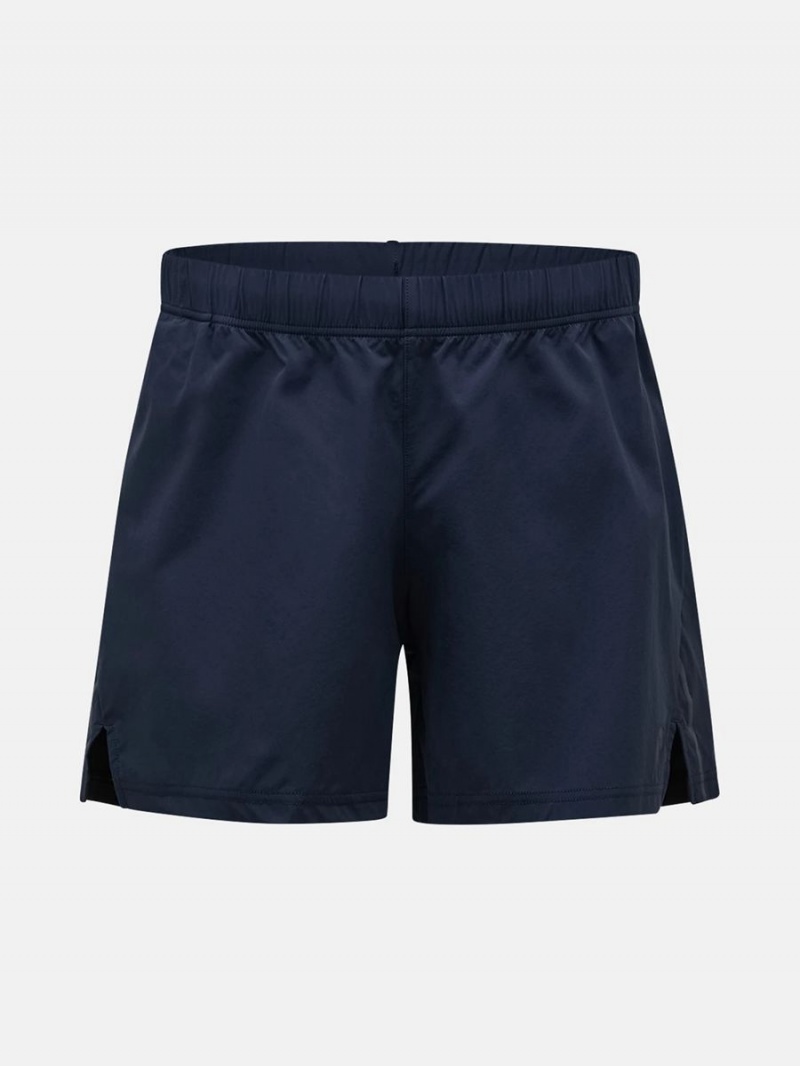 Peak Performance Light Woven Men\'s Shorts Navy | TUU39-048