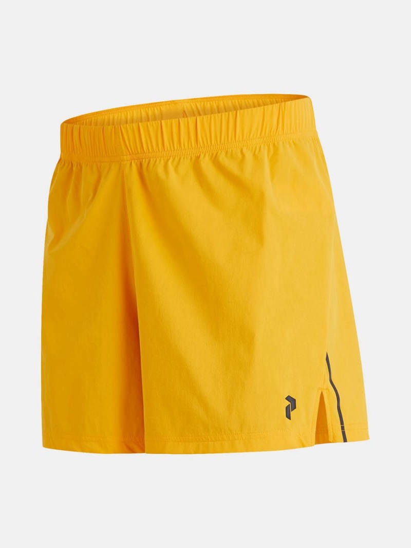 Peak Performance Light Woven Men's Shorts Yellow | TWT69-037