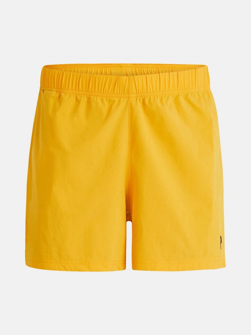 Peak Performance Light Woven Men\'s Shorts Yellow | TWT69-037