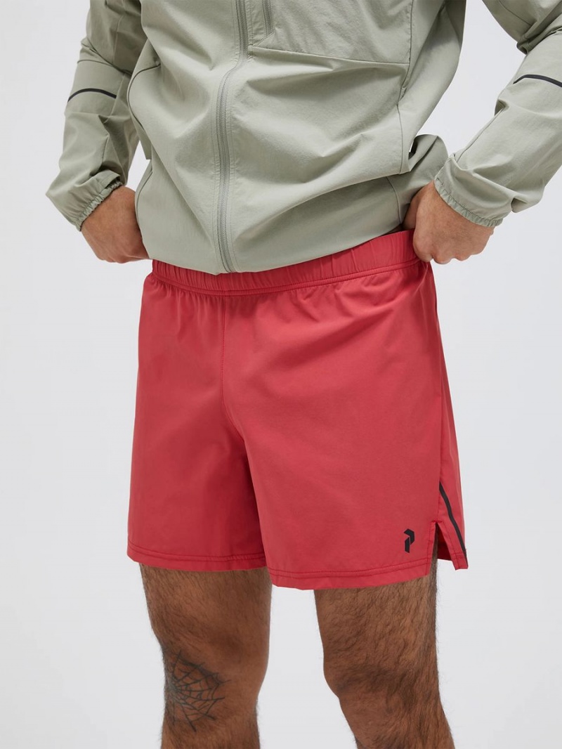 Peak Performance Light Woven Men's Shorts Red | UIP29-757