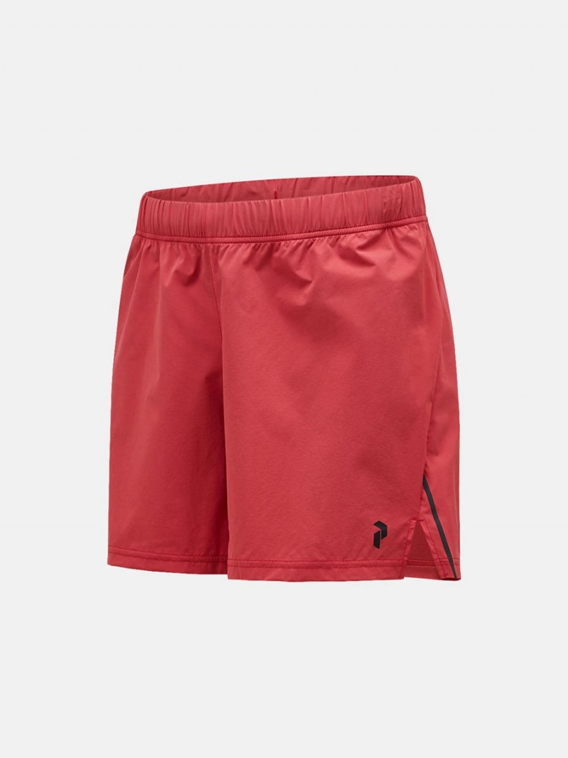 Peak Performance Light Woven Men's Shorts Red | UIP29-757