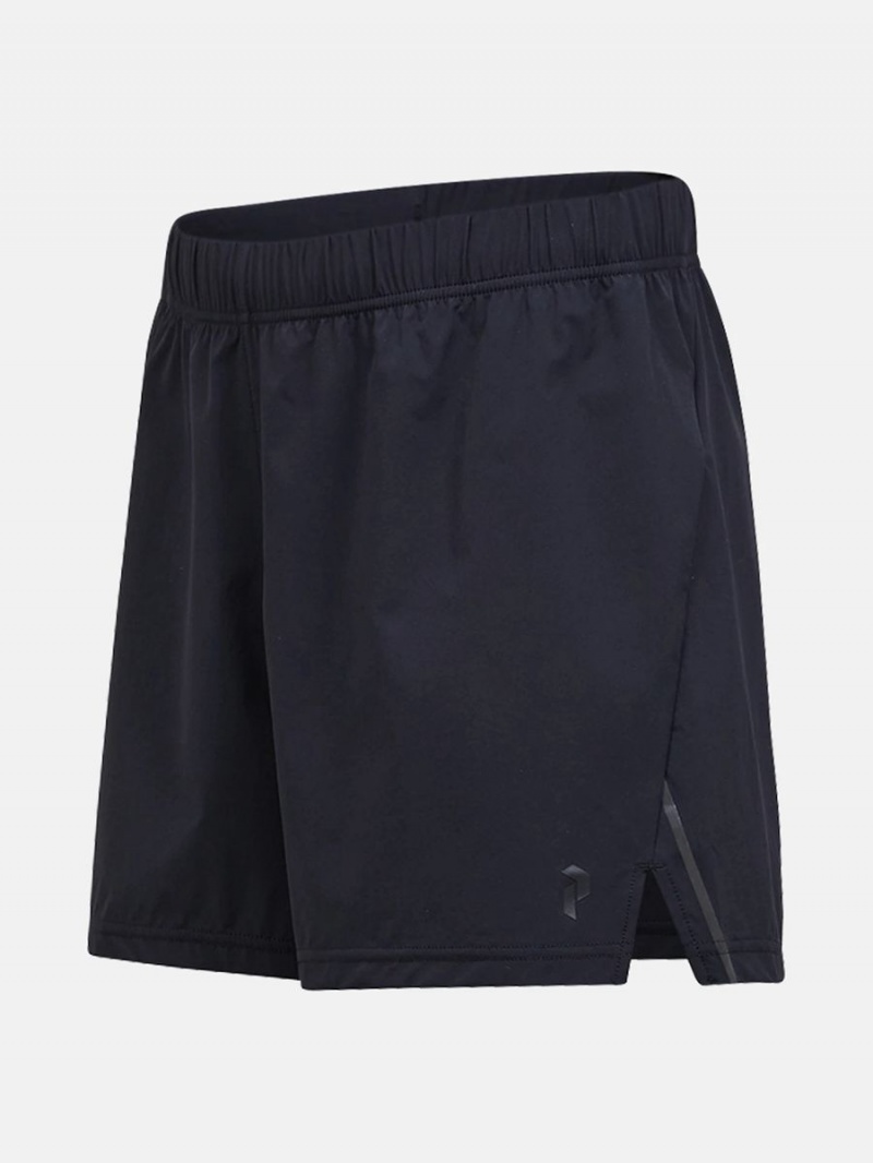 Peak Performance Light Woven Men's Shorts Black | WBM23-533