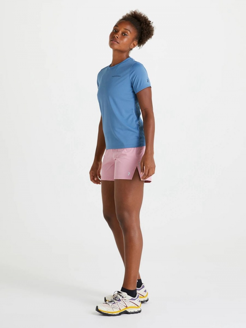 Peak Performance Light Woven Women's Shorts Pink | WYK00-137