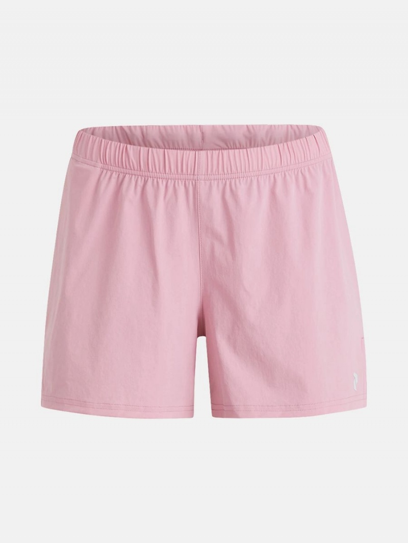 Peak Performance Light Woven Women\'s Shorts Pink | WYK00-137