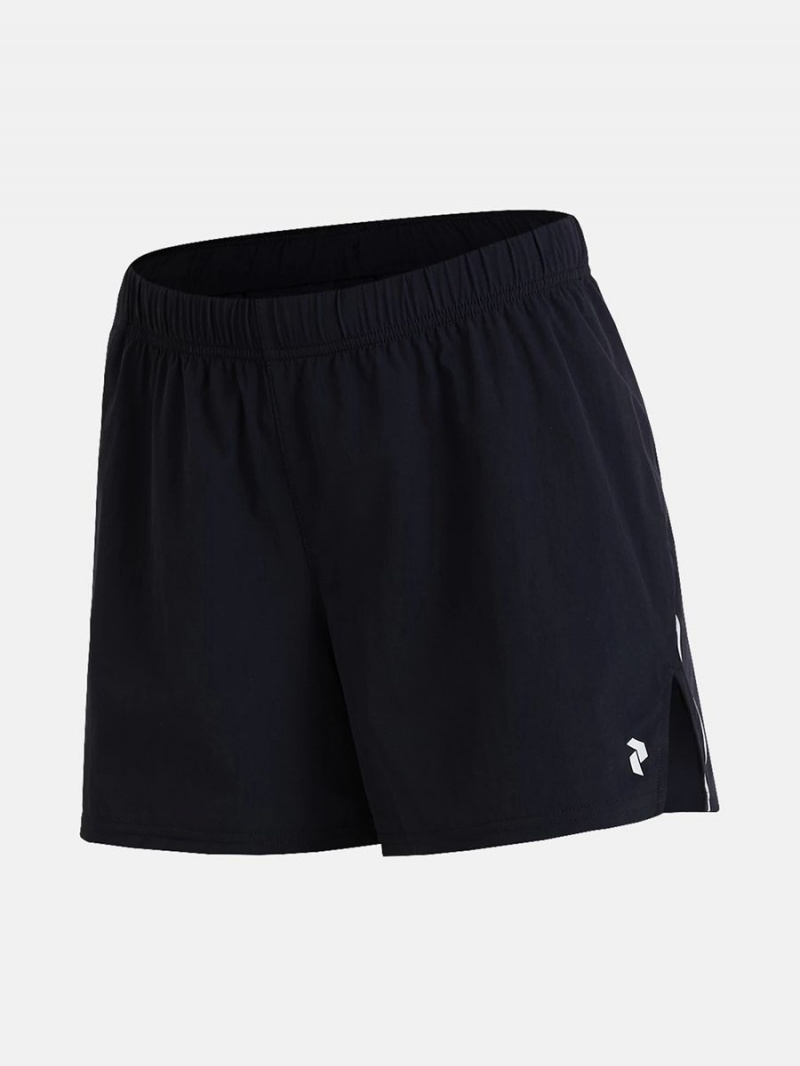 Peak Performance Light Woven Women's Shorts Black | VMO30-617