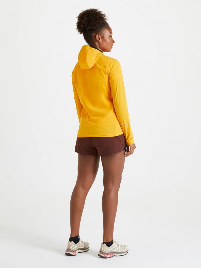 Peak Performance Light Woven Women's Wind Jacket Yellow | GMW86-549