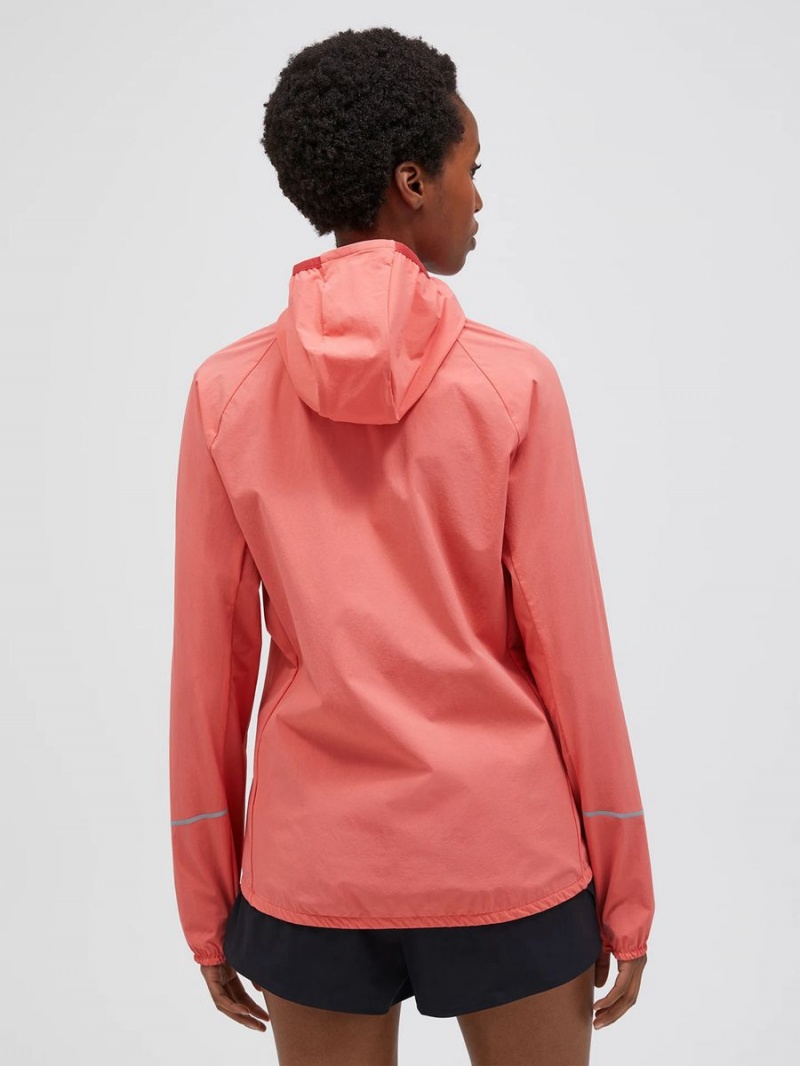 Peak Performance Light Woven Women's Wind Jacket Pink | TGD16-385