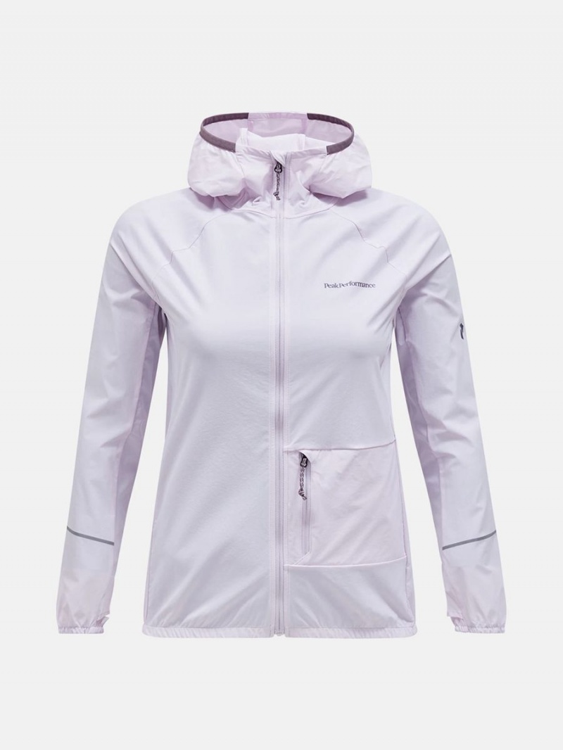 Peak Performance Light Woven Women\'s Wind Jacket Purple | OTZ75-119