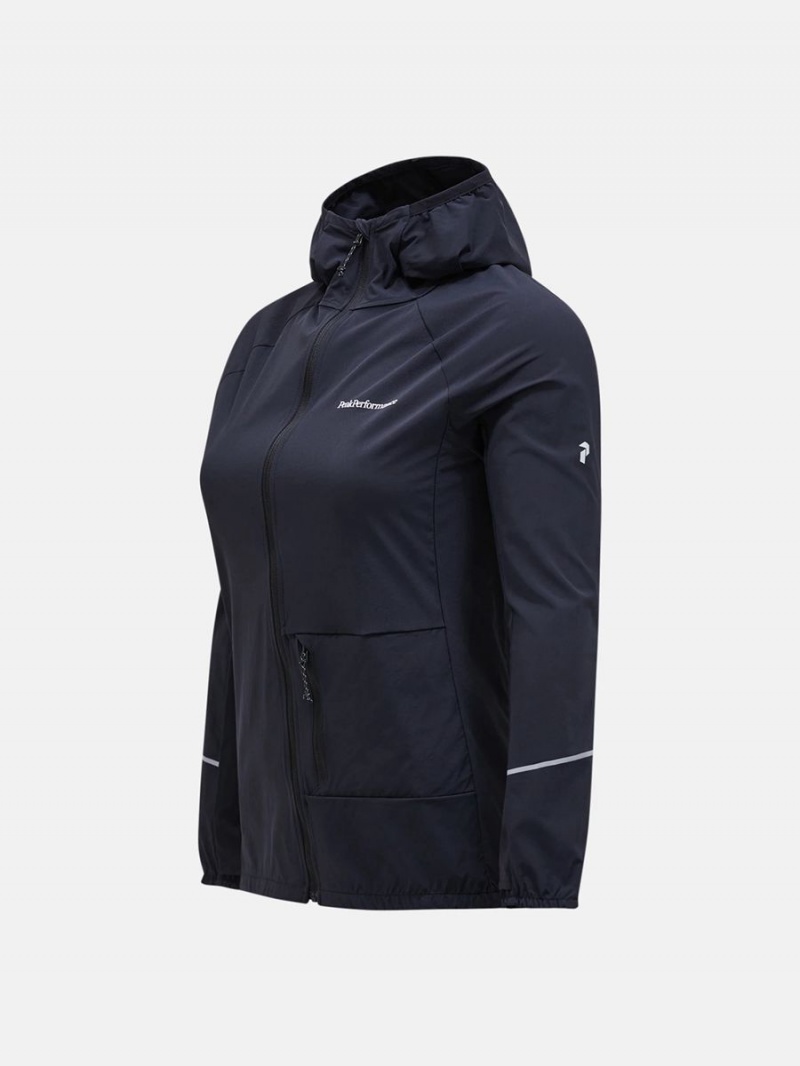 Peak Performance Light Woven Women's Wind Jacket Black | YAI35-686