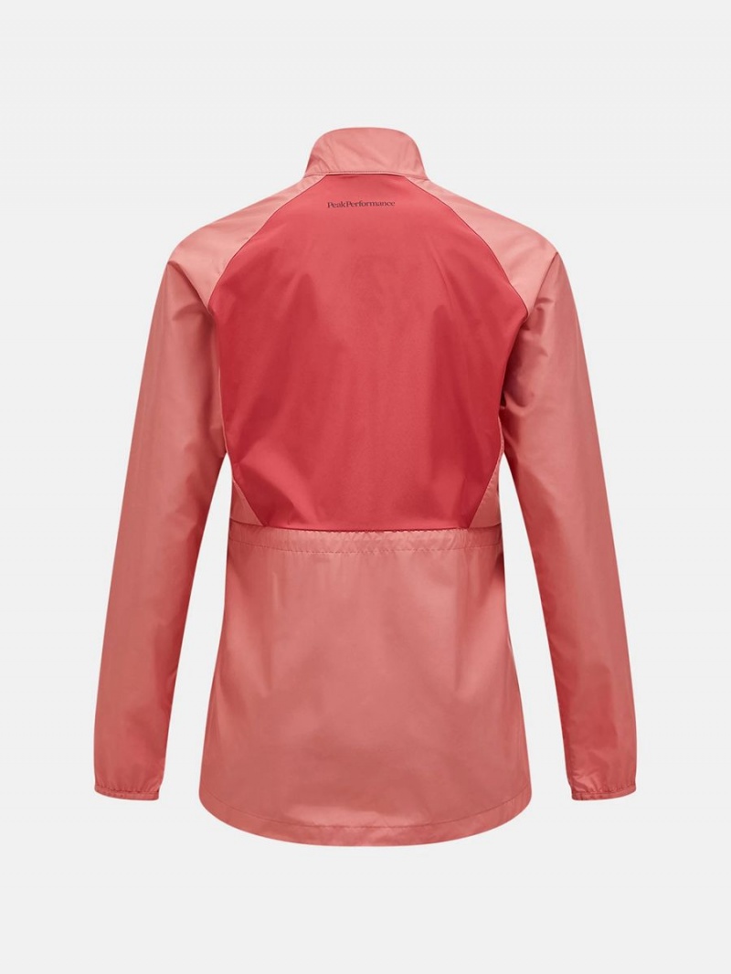 Peak Performance Lightweight Women's Wind Jacket Pink / Red | UBB20-557