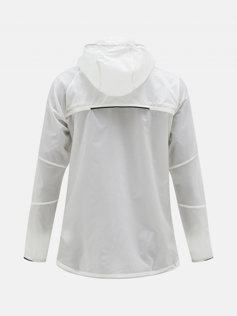 Peak Performance Lightweight Women's Wind Jacket White | YOZ59-988