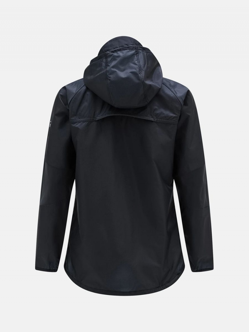 Peak Performance Lightweight Women's Wind Jacket Black | YTN22-749