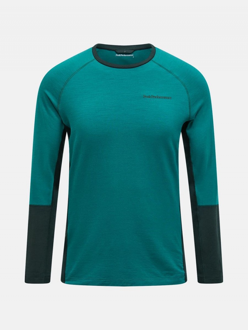 Peak Performance Magic Crew Men's Top Green / Green | KUU62-666