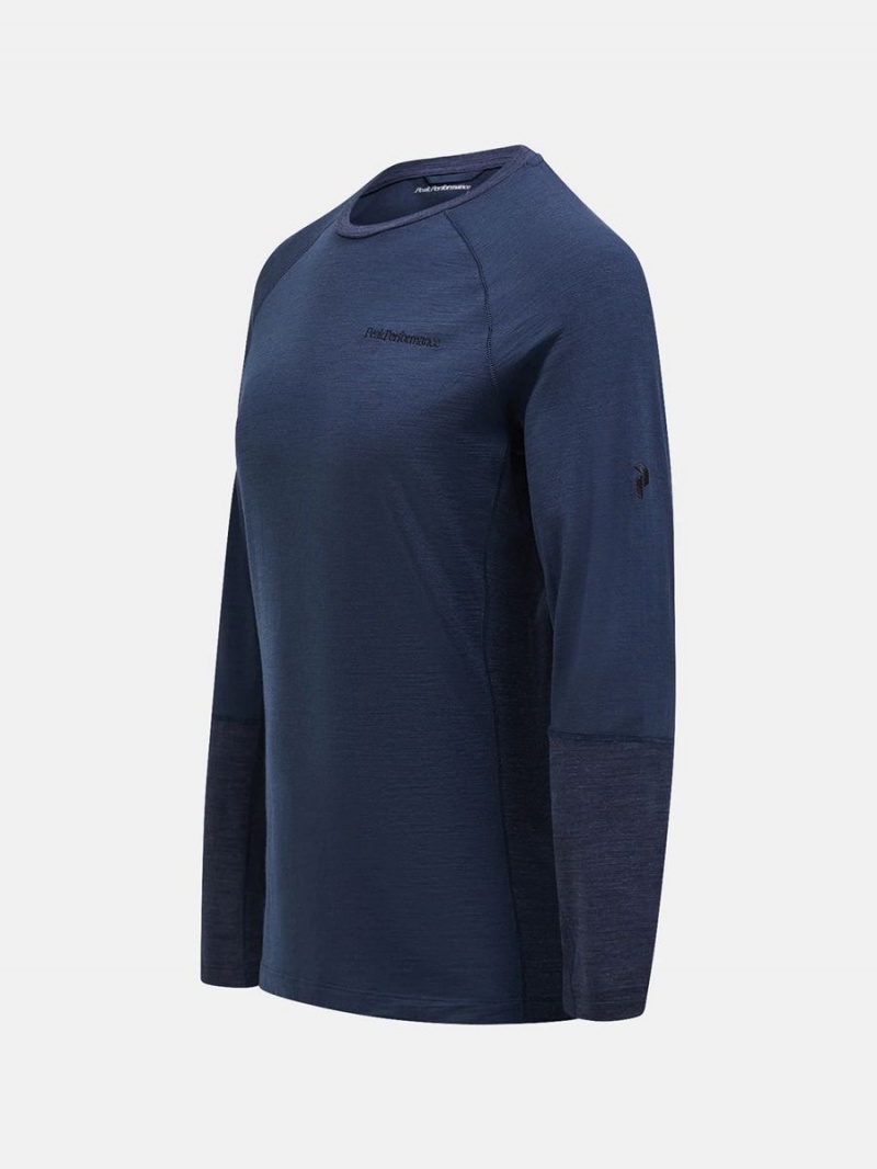 Peak Performance Magic Crew Men's Top Navy / Navy | AIB45-572