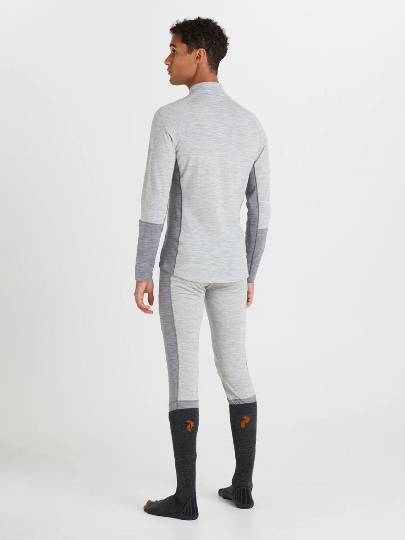 Peak Performance Magic Half Zip Men's Top Grey / Grey | TIM55-589