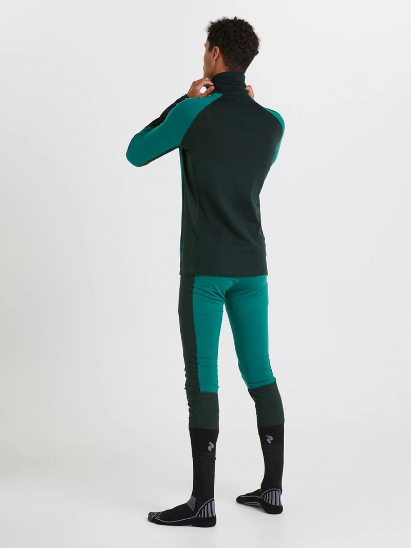 Peak Performance Magic Rollneck Men's Top Green / Green | PTH84-895