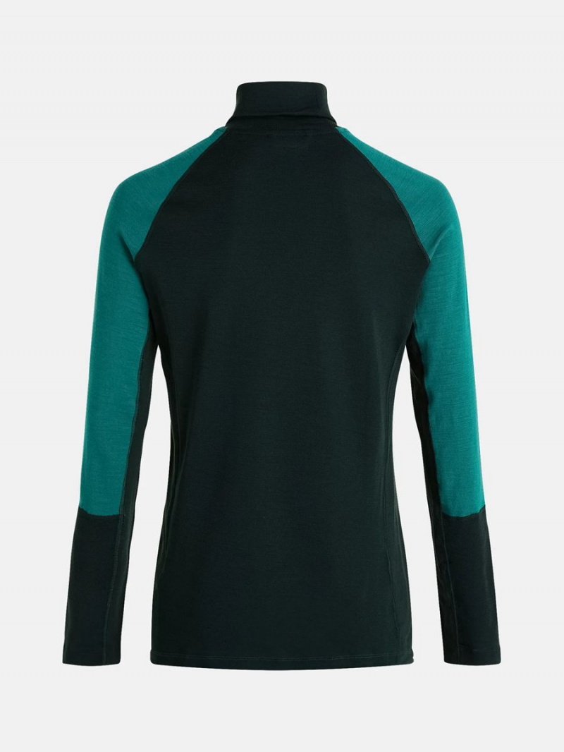 Peak Performance Magic Rollneck Men's Top Green / Green | PTH84-895