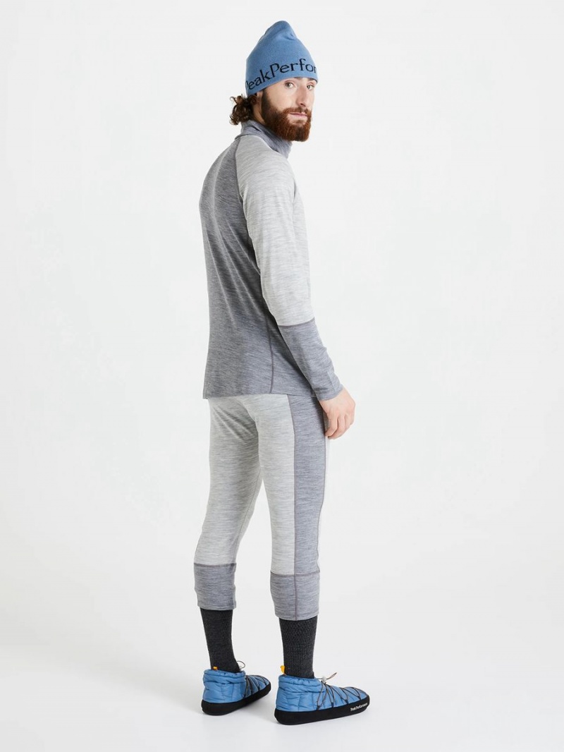 Peak Performance Magic Rollneck Men's Top Grey / Grey | LOT34-729