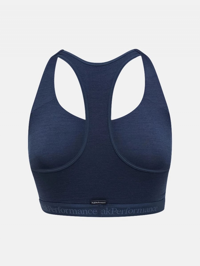 Peak Performance Magic Women's Sports Bra Navy | ZDY79-938