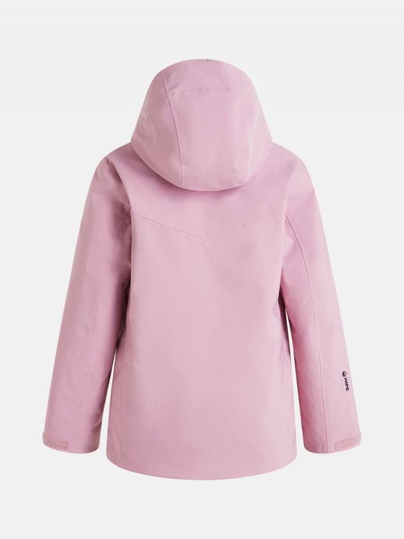 Peak Performance Maroon Insulated 2L Kids' Ski Jacket Pink | NOZ74-367