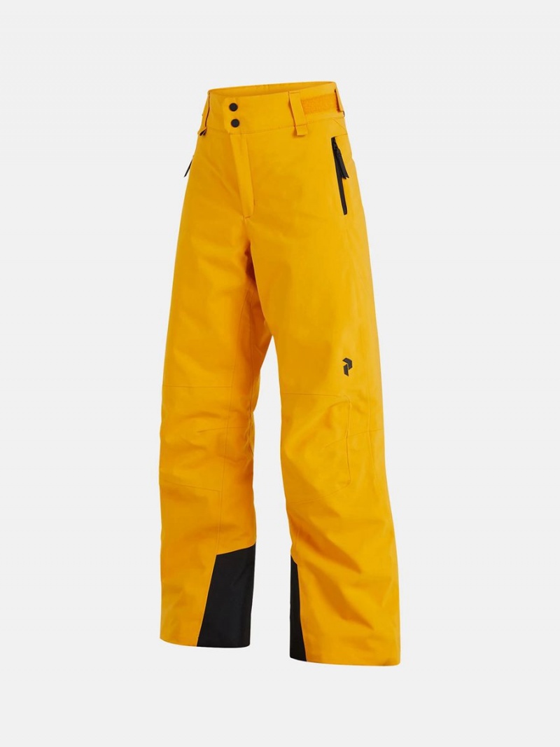 Peak Performance Maroon Insulated 2L Kids' Ski Pants Yellow | UZY31-016