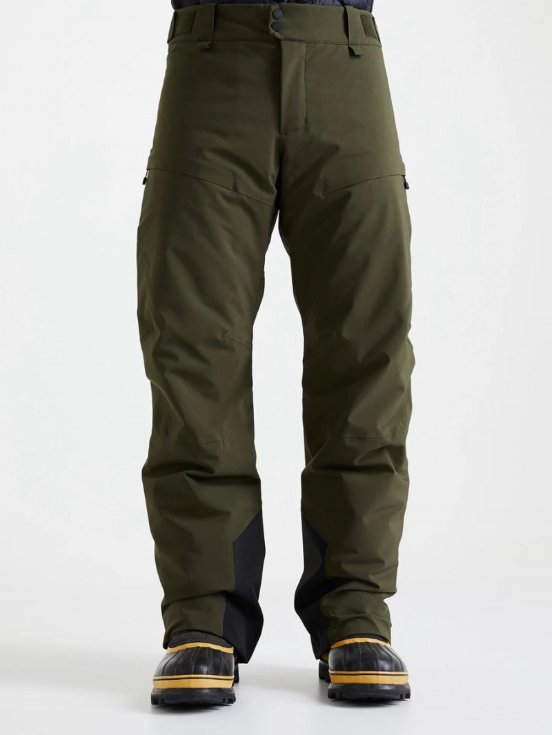 Peak Performance Maroon Insulated 2L Men's Ski Pants Green | WYC79-692