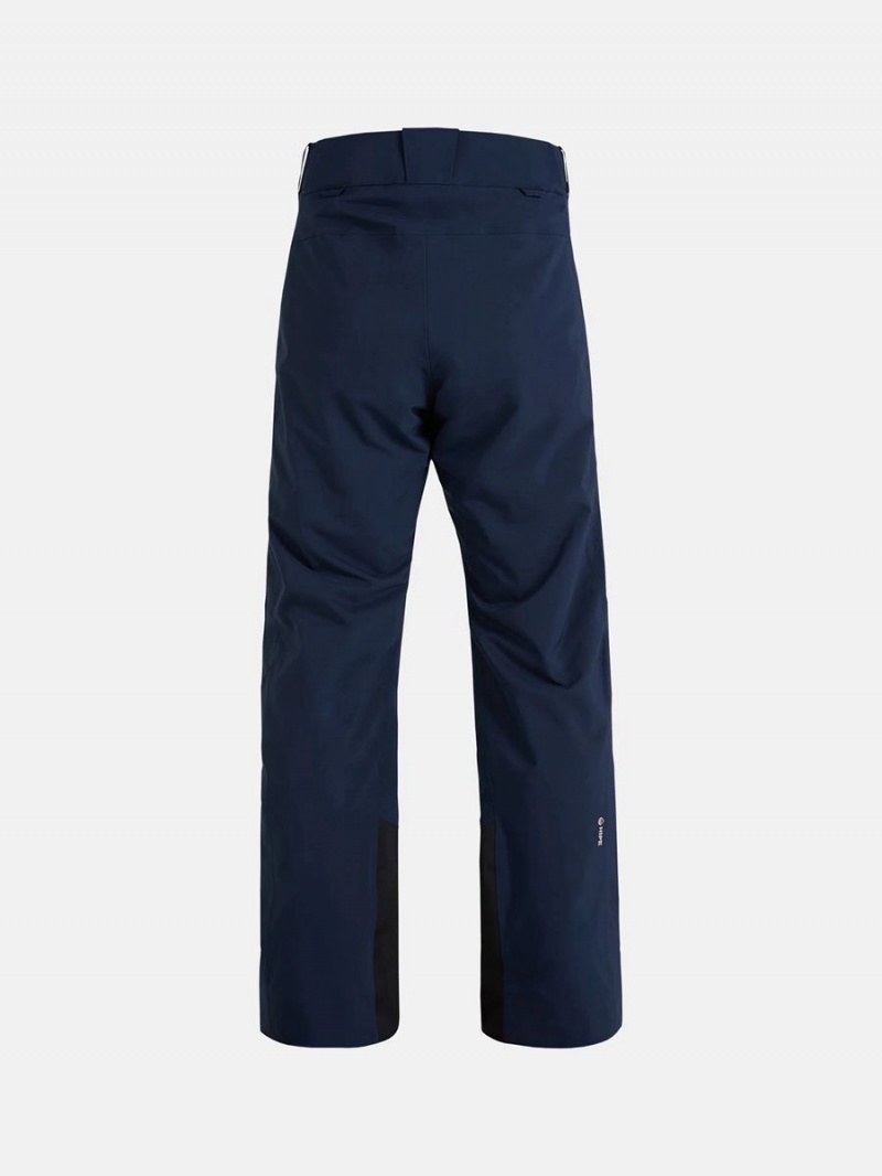 Peak Performance Maroon Insulated 2L Men's Ski Pants Navy | UIS72-314