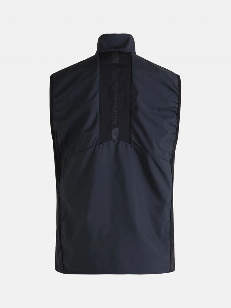 Peak Performance Meadow Men's Wind Vest Black | NII44-601