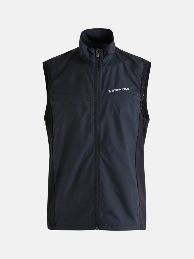 Peak Performance Meadow Men\'s Wind Vest Black | NII44-601