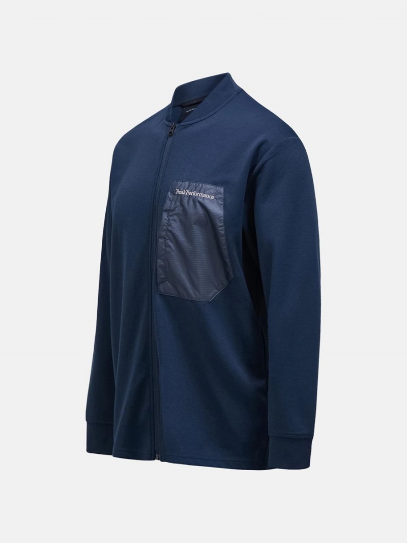 Peak Performance Midlayer Men's Jacket Navy | AFV24-858