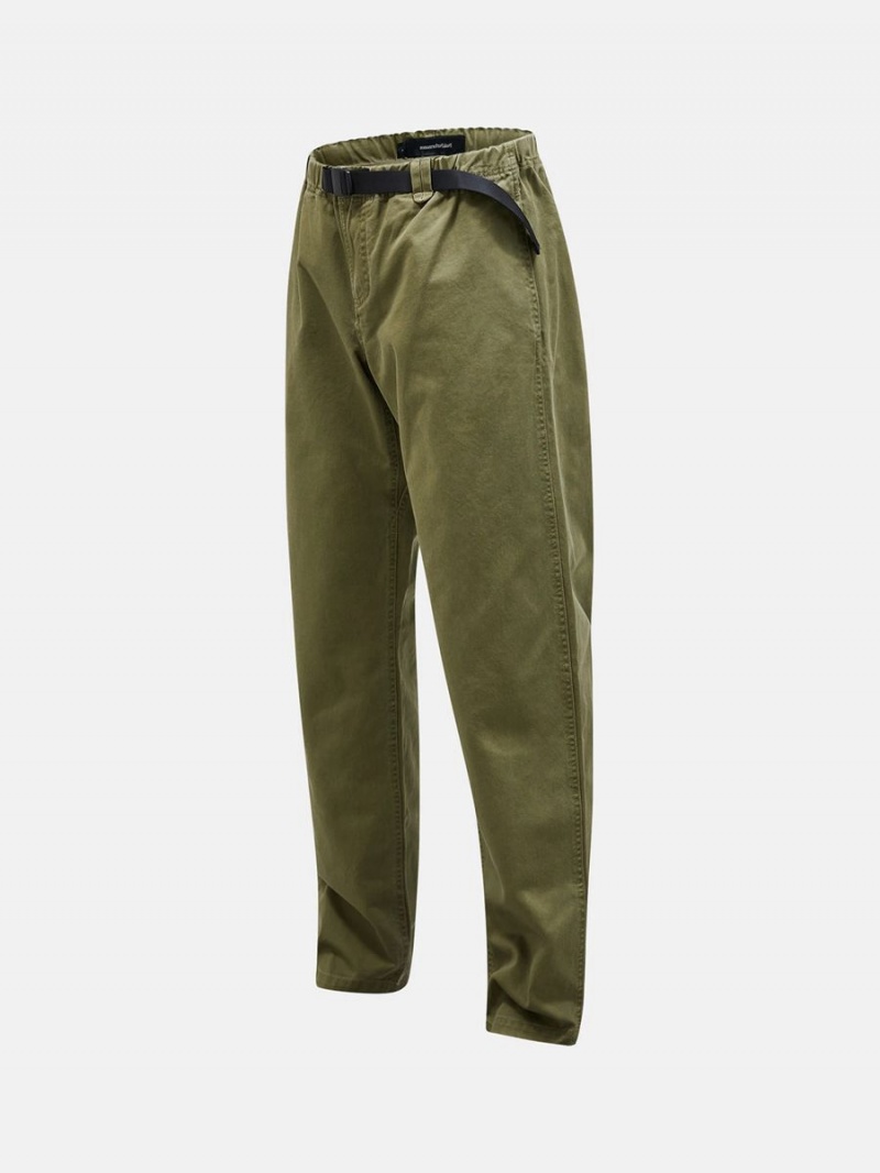 Peak Performance Moment Comfort Men's Pants Olive | GWT83-228