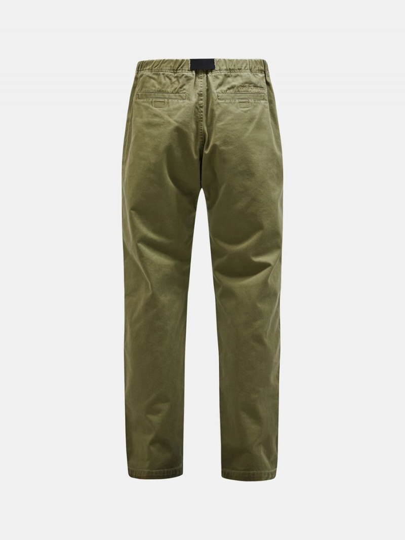 Peak Performance Moment Comfort Men's Pants Olive | GWT83-228