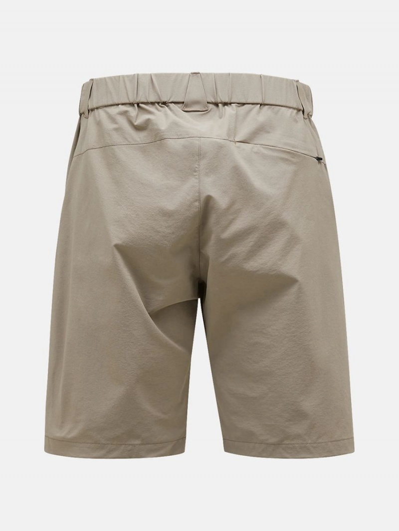 Peak Performance Moment Men's Shorts Beige | ZZM93-854