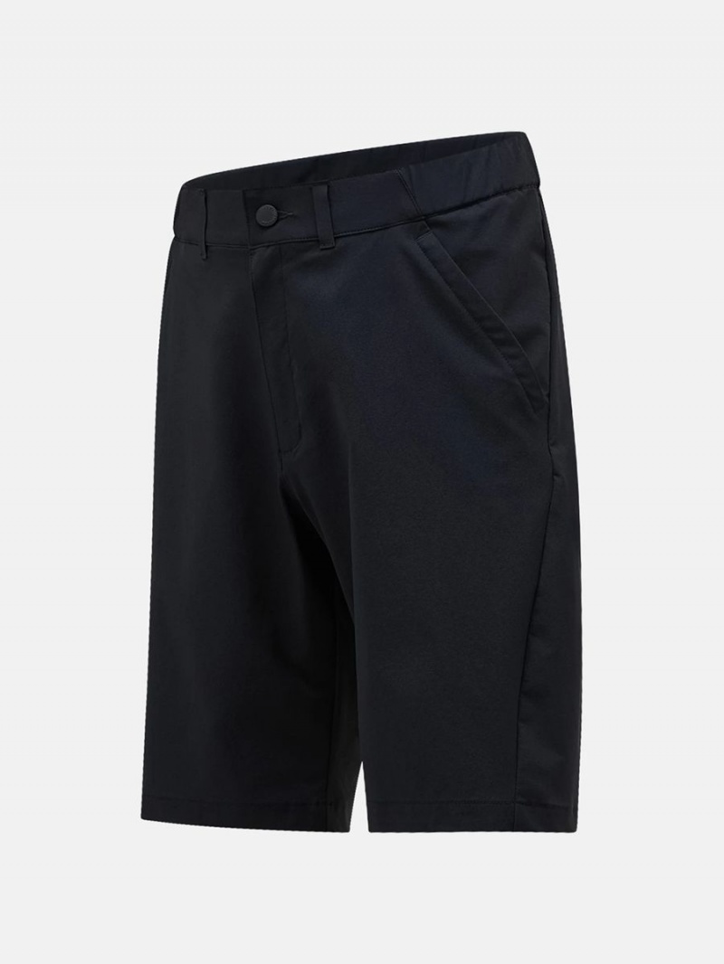 Peak Performance Moment Men's Shorts Black | DBS27-653