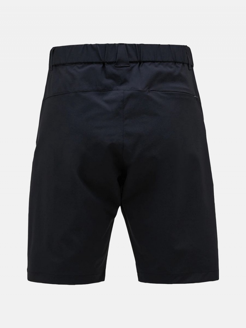 Peak Performance Moment Men's Shorts Black | DBS27-653