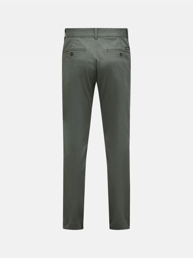 Peak Performance Moment Narrow Men's Pants Green | BCF95-721