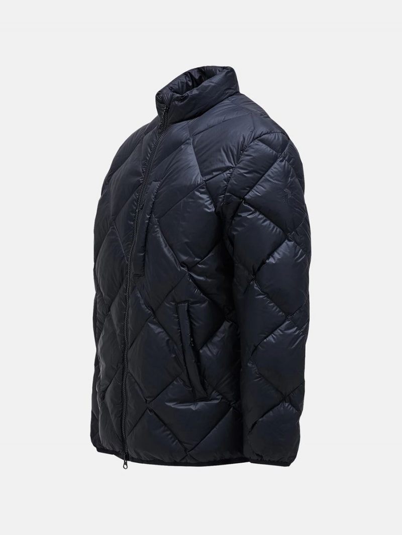 Peak Performance Mount Men's Down Jacket Black | VAS01-242