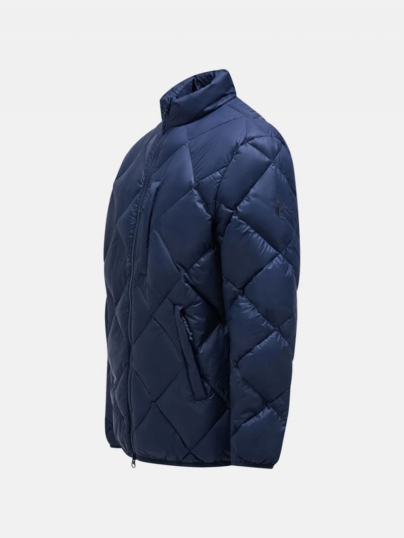 Peak Performance Mount Men's Down Jacket Navy | EXR50-097