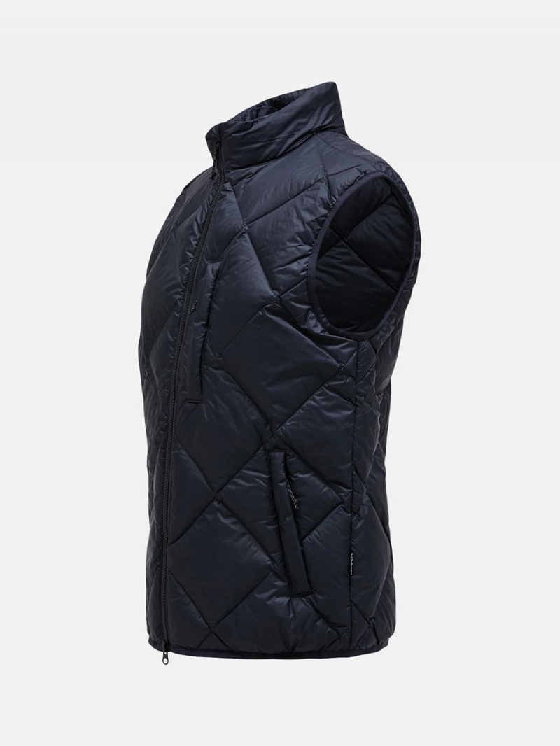 Peak Performance Mount Men's Down Vest Black | GGX42-657