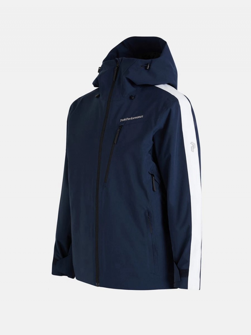 Peak Performance Navtech Insulated 2L Men's Ski Jacket Navy / White | MZP87-278