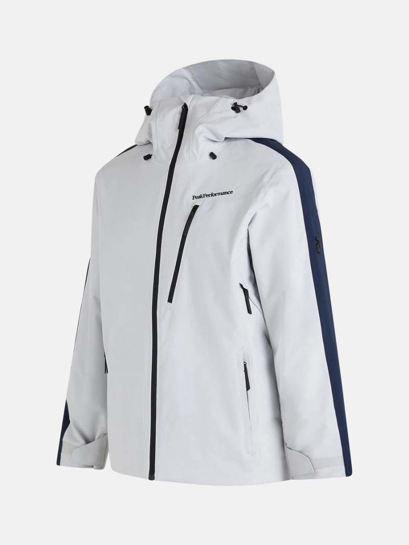 Peak Performance Navtech Insulated 2L Men's Ski Jacket White / Navy | WGG13-119